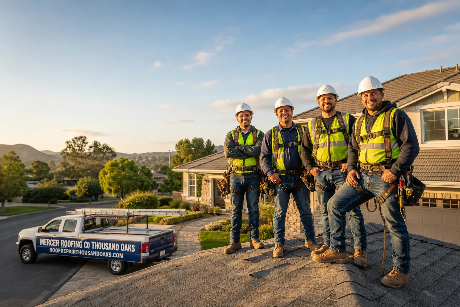 Mercer Roofing Co Thousand Oaks roofing team