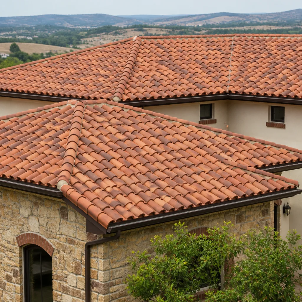 Tile roofing